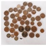 A group lot of Canadian coins. Three of the coins
