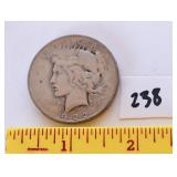 1922 peace dollar