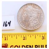 1892 Morgan silver dollar no mint mark