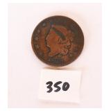 1829 Large One Cent Coin