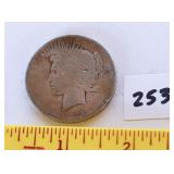 1922 peace dollar