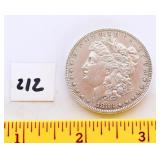 1888 Morgan silver dollar no mint mark