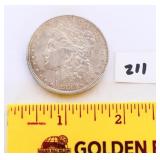 1888 Morgan silver dollar no mint mark