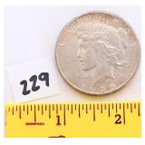 1925 S Mint Mark peace dollar