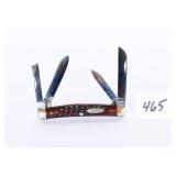 A Case, double X, four blade knife, 64052. The