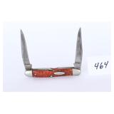 A two blade Case, double X, muskrat pocket knife