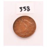 1818 Large One Cent Coin
