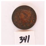 1824 Large One Cent Coin