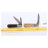 (2) Barlow knives - one is a bluegrass Belknap