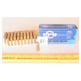 New box of PPU 10 millimeter automatic ammunition