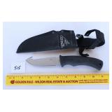 A Gerber knife with sheath