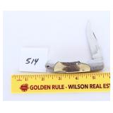 A Gerber single blade knife