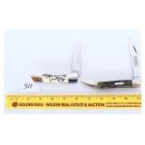 (2) Pocket knives one is a Marble