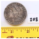 1884 Morgan silver dollar no mint mark