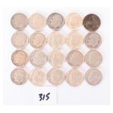 (20) Silver Roosevelt Dimes