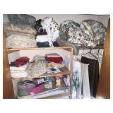 The bathroom closet clean out