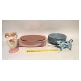 Some vintage Melmac platters by Brooke Park, some