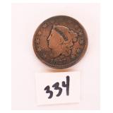 1827 Large One Cent Coin