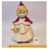 A vintage McCoy. Little Red Riding Hood cookie