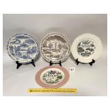 Some vintage souvenir steak plates. Texas,