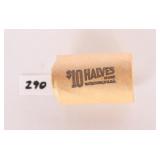 Roll of Kennedy Half Dollars, ranging from 65 to