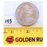 1885 Morgan silver dollar no mint mark