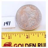 1888 Morgan silver dollar no mint mark