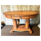 An antique library table. Measures Approx. 29 1