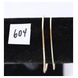 (2) Bracelets - one bracelet marked RCI 10. The