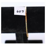 A bracelet marked 585