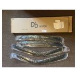 A set of four rain guards, believed to be for a