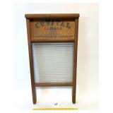 A crystal cascade glass washboard. Standard