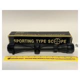 A clear view 3x9x32 full size gun scope