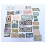 A large group lot of foreign currency