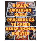 Harley-Davidson Quilt - Seller Donates Proceeds!