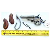 Parts to a Rossi .22 caliber double barrel pistol