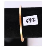 A bracelet marked 14K it does have some initials