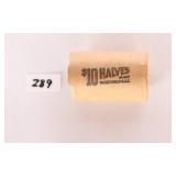 Roll of Kennedy Half Dollars, ranging from 65 to