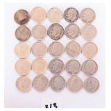 (25) Silver Roosevelt Dimes