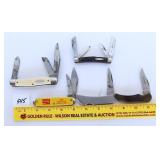 (5) Pocket knives you have a John Primble four