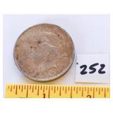 1922 peace dollar