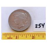 1921 peace dollar