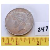 1927 peace dollar D mint mark