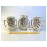 (3) Decorative McCoy Pieces with Handles - the