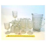 Clear Glassware includes (16) Stemware / Glasses