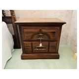 Side Table with (2) Drawers - Measures Approx. 23