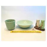 Assorted Kitchen Items includes Bowl, Salt &