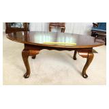 Oval Coffee Table - Measures Approx. 16T x 45L x