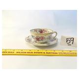 Cup and Saucer - Haviland France Limoges -
