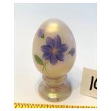 Fenton Handpainted Egg - See photos for Markings